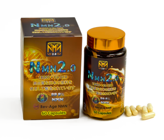 Rev-Age NMN 18000+ Coenzyme Q10 日本原料製造 抗衰老效果