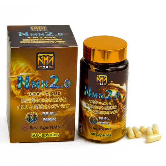 Rev-Age NMN 18000+ Coenzyme Q10 日本原料製造 抗衰老效果