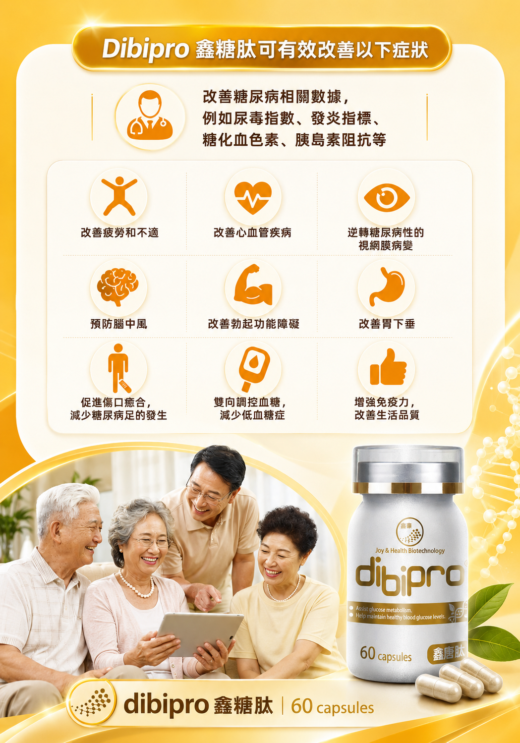 Dibipro 鑫糖肽 - 改善糖尿病